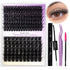 Eyelash Extensions Volume Lashes DIY at Home 100D+200D